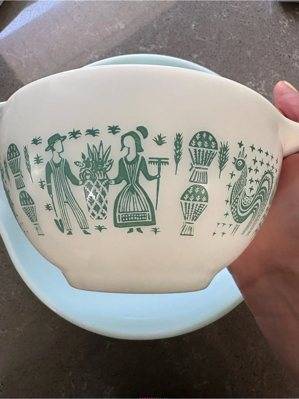 Pyrex vintage amish